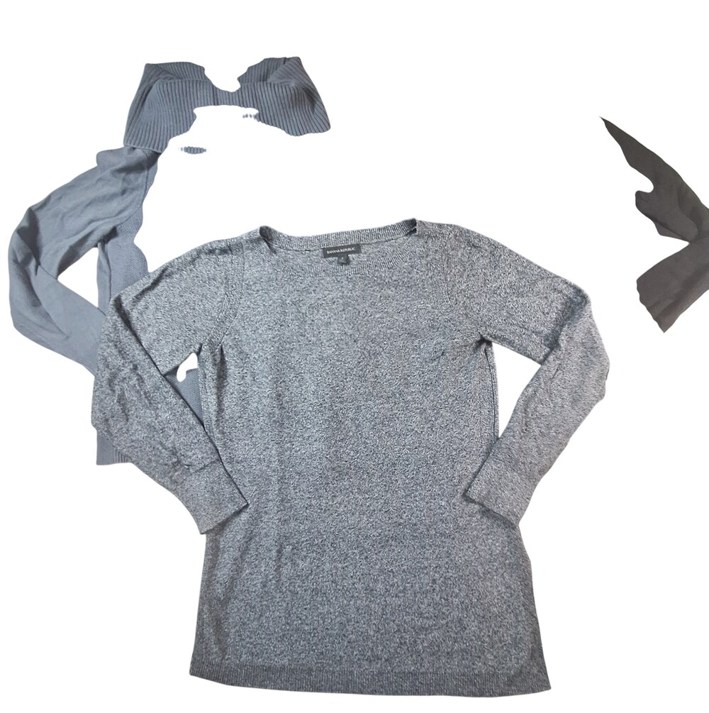 Banana Republic Sweater Lot 3 Women's Small Cowl Neck 1/4 Zip Heathered